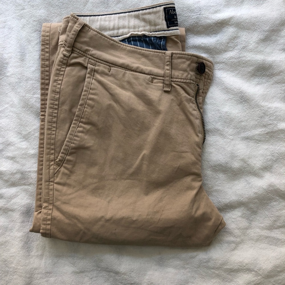 Men’s Abercrombie Khakis, lightly worn